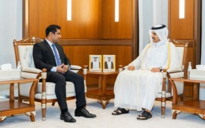 Hon. Kanchana Wijesekara meets Affairs of Qatar, President & CEO of Qatar Energy