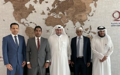 Hon. Kanchana Wijesekara meets the officials of Qatar Charity (QC)